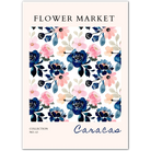 Caracas Autumn Leaves Art Print – Bold Botanical Display in Fiery Hues