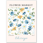 Chicago Sunshine Blooms – Repeating Floral Pattern in Orange and Yellow