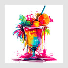 Cocktail Party Paint Splash Digital Art  Print 1