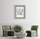 Dili Monochrome Anemones – Greyscale Baroque Floral Art Print
