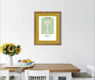 Daiquiri Cocktail Art Print – Retro Green Bar Decor 2