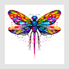 Kaleidoscope Dragonfly Digital Art Print 1