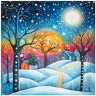 Amber Sunrise Winter Art Print Enchanted Snowy Morning 3