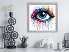 Paint Splash Of An Eye Digital Art Print 2