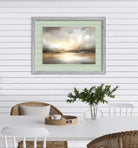 Golden Glow with Sunlit Clouds Art Print 2