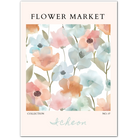 Icheon Soft Bloom Watercolour Art Print – Korean-Inspired Floral Wall Decor