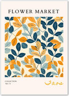 Jaos Graphic Leaf Print – Bold Mid-Century Botanical Wall Art