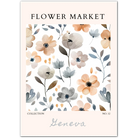 Jeneva Soft Neutral Bloom Print – Elegant Swiss-Inspired Minimal Floral Art