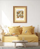 Kampala Earth Bloom Art Print – Warm African Floral Pattern Illustration