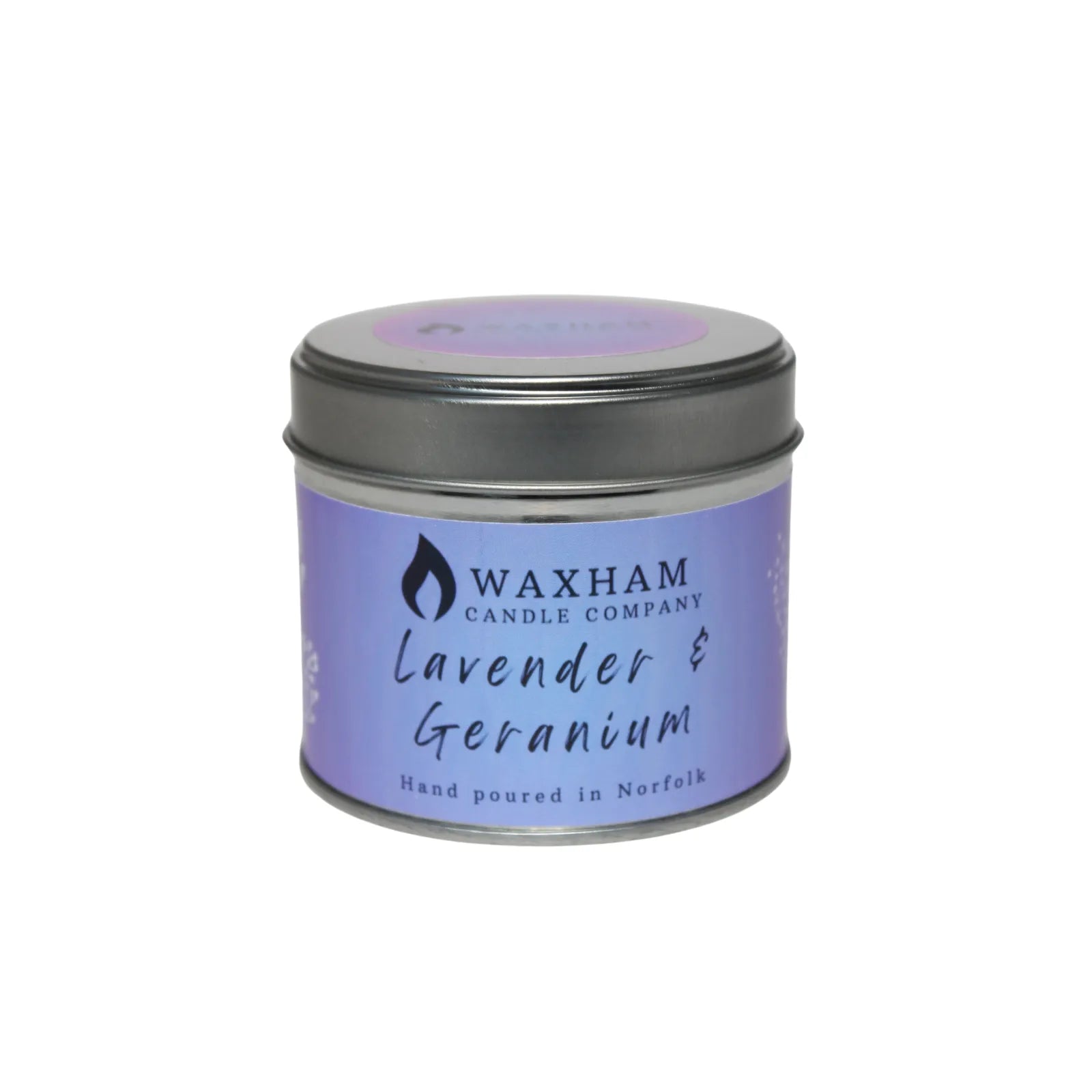 Lavender & Geranium Candle By Waxham Candles