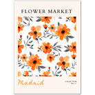 Madrid Flamenco Garden Art Print – Expressive Spanish Floral Wall Art