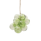 Moss Green Glass Bubble Cluster Christmas Decoration