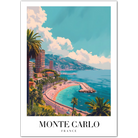 Luxury Monte Carlo Art Print – Coastal Views & Glamor in Monaco