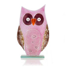 Amethyst Colour Glass Owl