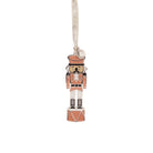 Pink Enamel Nutcracker Christmas Tree Decoration