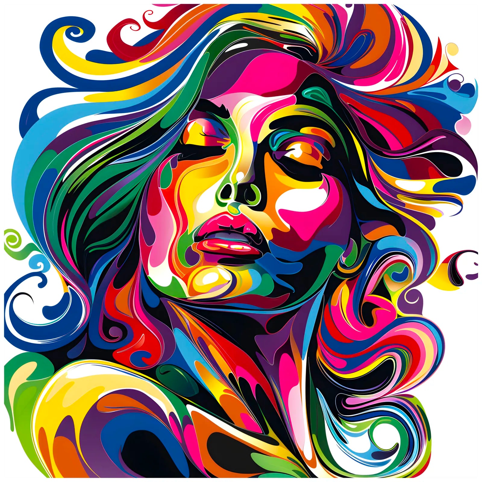 Iconic Pop Art Female Wall Art 2