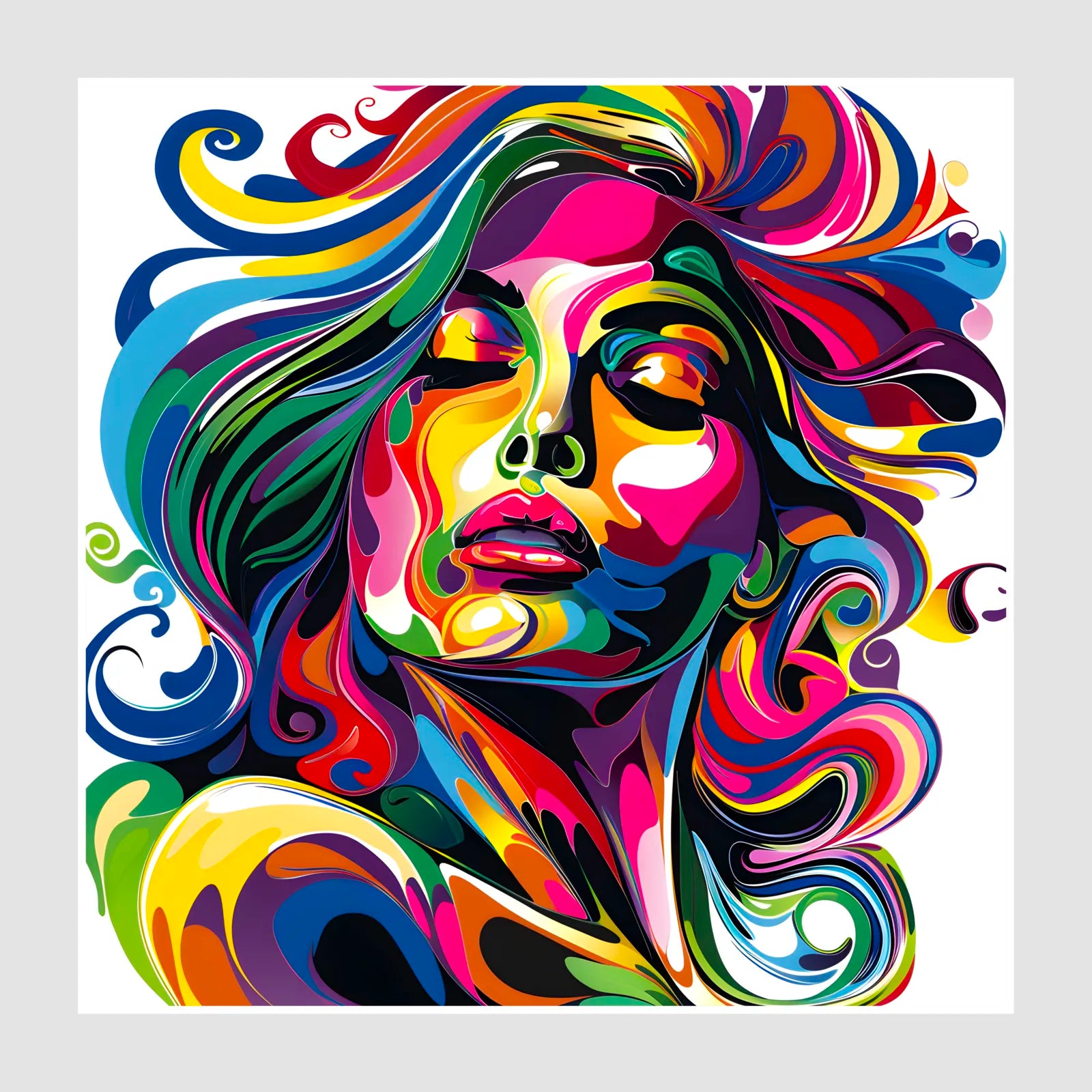 Iconic Pop Art Female Wall Art 1