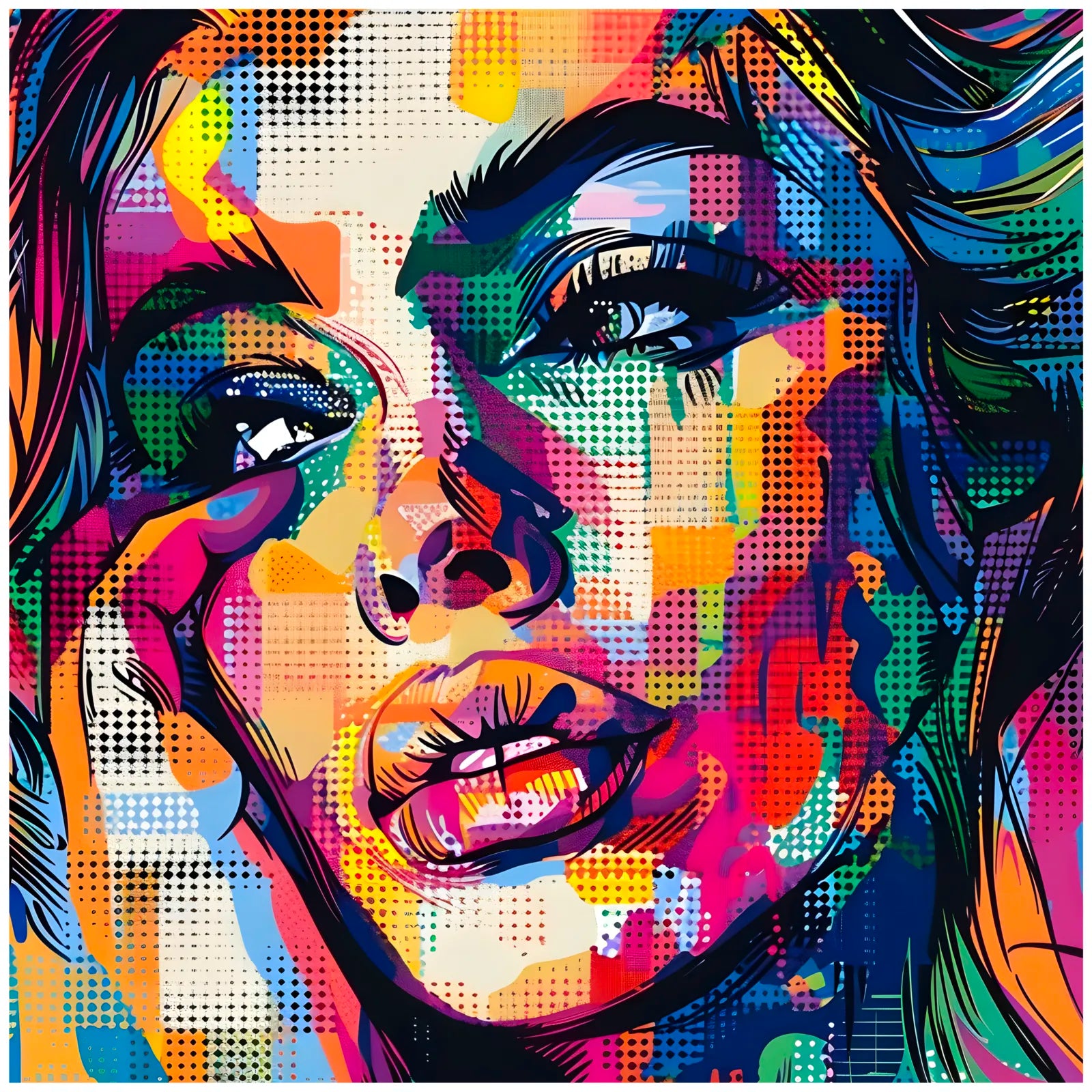 Funky Comic Pop Art Wall Art Print 3