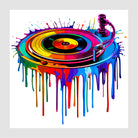 Fusion Of Colours LP On Turntable Art Print 1