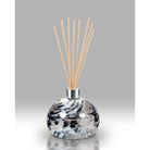 Dramatic Black And Silver Glass Domed Diffuser