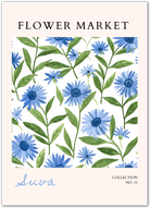 Pacific Blues – Suva Island Floral Print