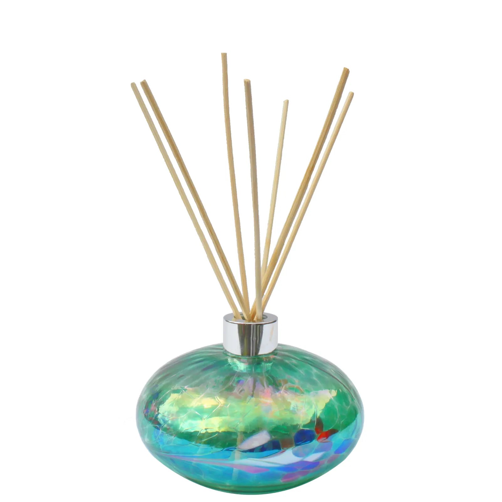 Green Hues Of Nature Glass Diffuser