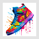 Paint Explosion Basketball Trainer Digital Art Print 1