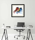 Bright Paint Drip Pair Of Sneakers Digital Art 2