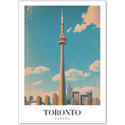 Toronto’s Iconic CN Tower: Canadian Cityscape Art Print