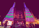 Battersea Power Station Adorned With Christmas Lights