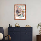 Venice Canal Scene With Santa Maria della Salute Art Print 2