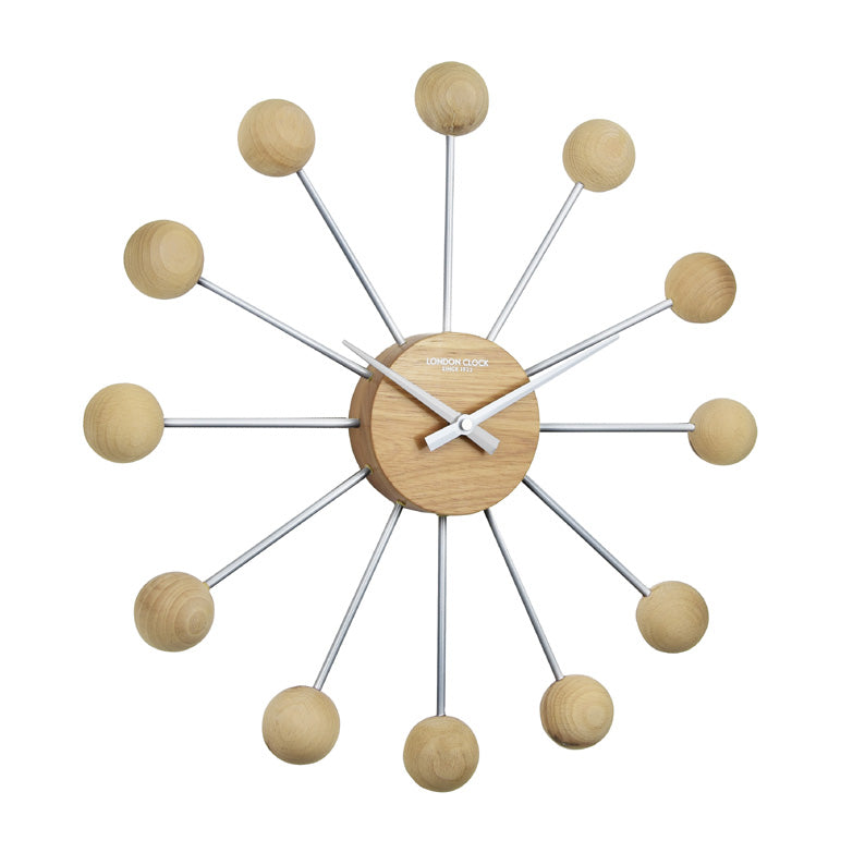 Wooden Ball London Clock