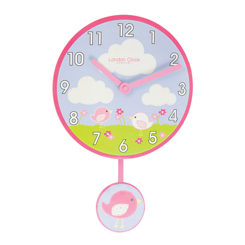 Adorable Birdie Wall Clock For Children