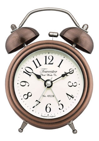 Antique Brass Double Bell Alarm Clock