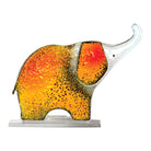Mod Yellow Hand Made Glass Elephant