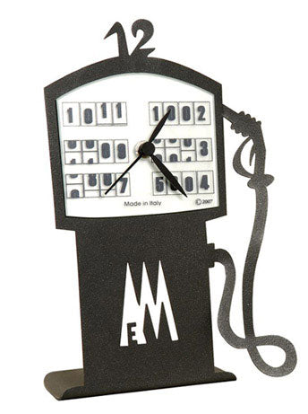 Gasoline Arti and Mestieri Table Clock