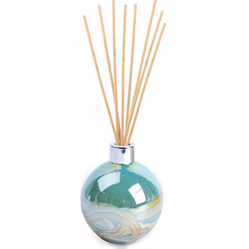 Hand Blown Reed Diffuser Sphere In Earth Tones