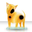 Cute Bull Terrier Glass Ornament