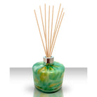 Green And Yellow Hand Crafted Glass Diffuser