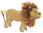 Handmade Beadworkx Lion Sculpture