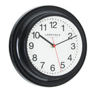 Chunky Retro Black Wall Clock With Sweep Movement
