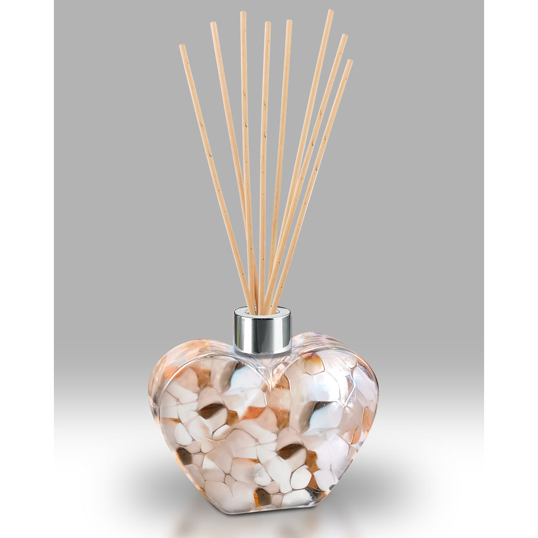 Opulent Gold And White Glass Diffuser