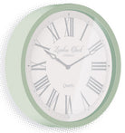 Chunky Sage Green Wall Clock