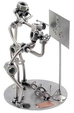 Optician Metal Sculpture