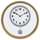 Oak Design Hoop Pendulum Clock