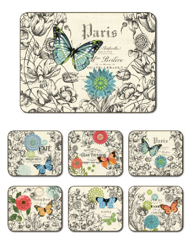 Butterflies 6 Placemat Set