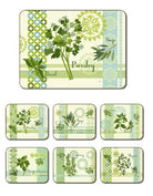 Modern Herbs 6 Coaster Set