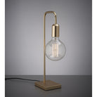 Golden Table Lamp With Bulb