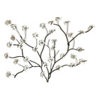 Sale - Flower Blossoms In White Metal Wall Art