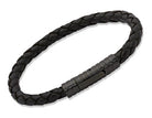 Black Leather Bracelet